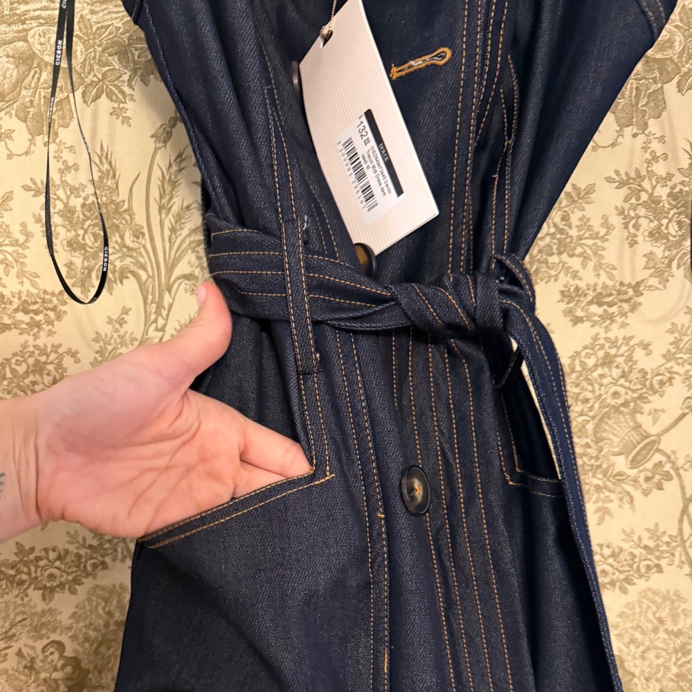 Ciebon Drew Seamed Denim Maxi Dress - Picture 6 of 9